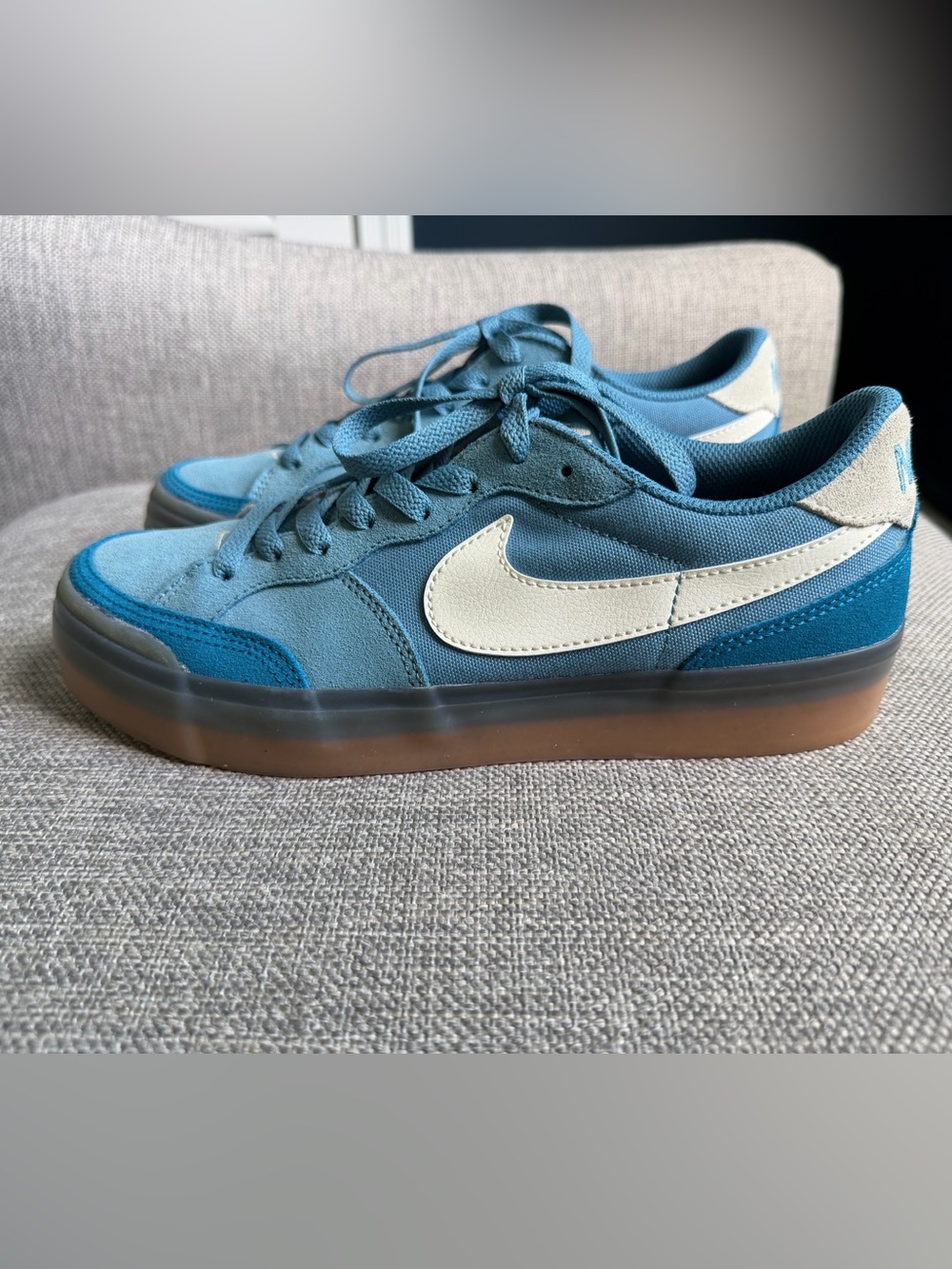 Nike Zoom Pogo Plus SB in Noise Aqua / Coconut Milk | Size Women’s 8.5